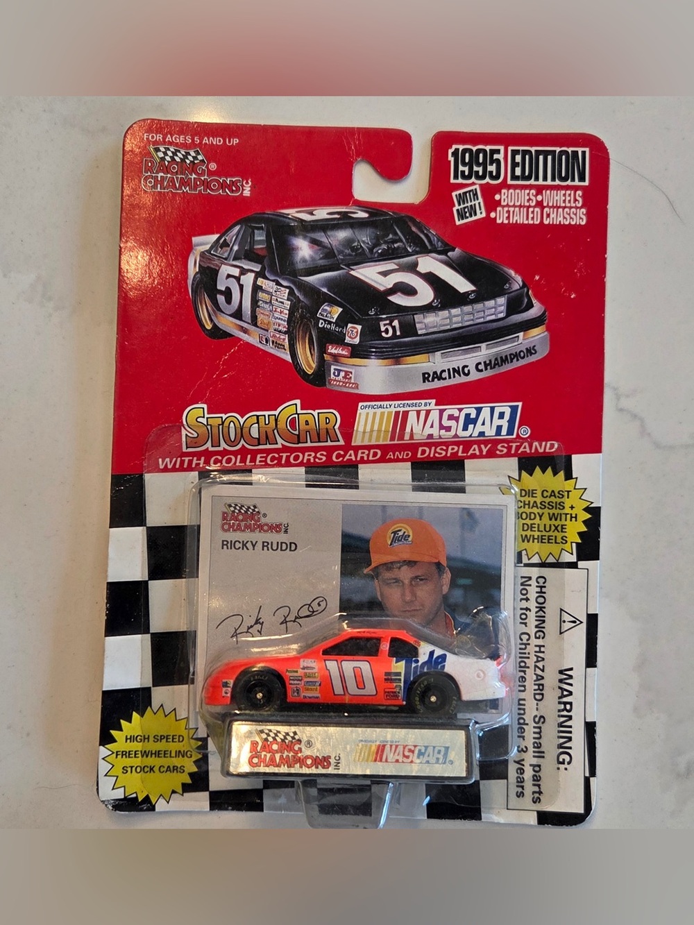 1995 Ricky Rudd #10 Tide 1:64 Die Cast Car